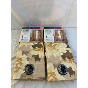 2 JC penny Home Farrah grommet panel 50x84” NEW Replacement.